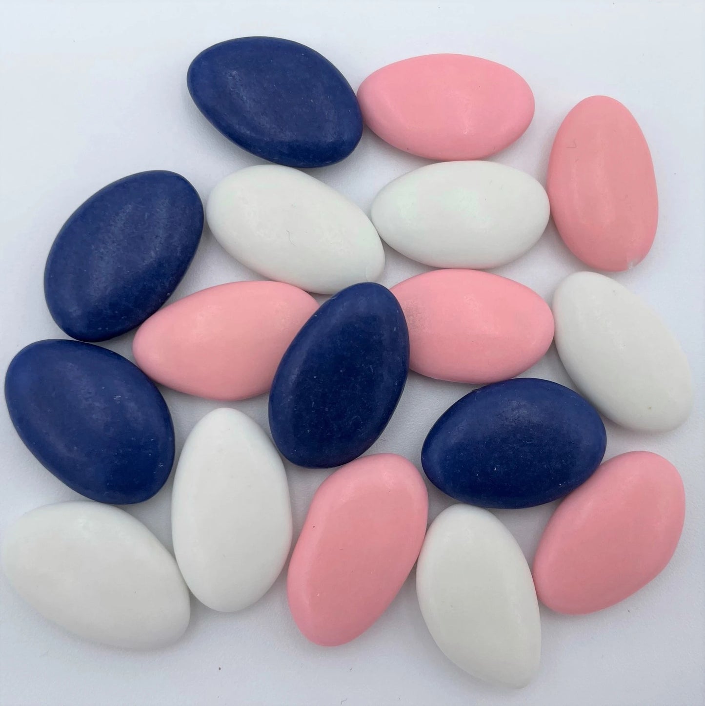 dragées chocolat marine rose blanc bapteme