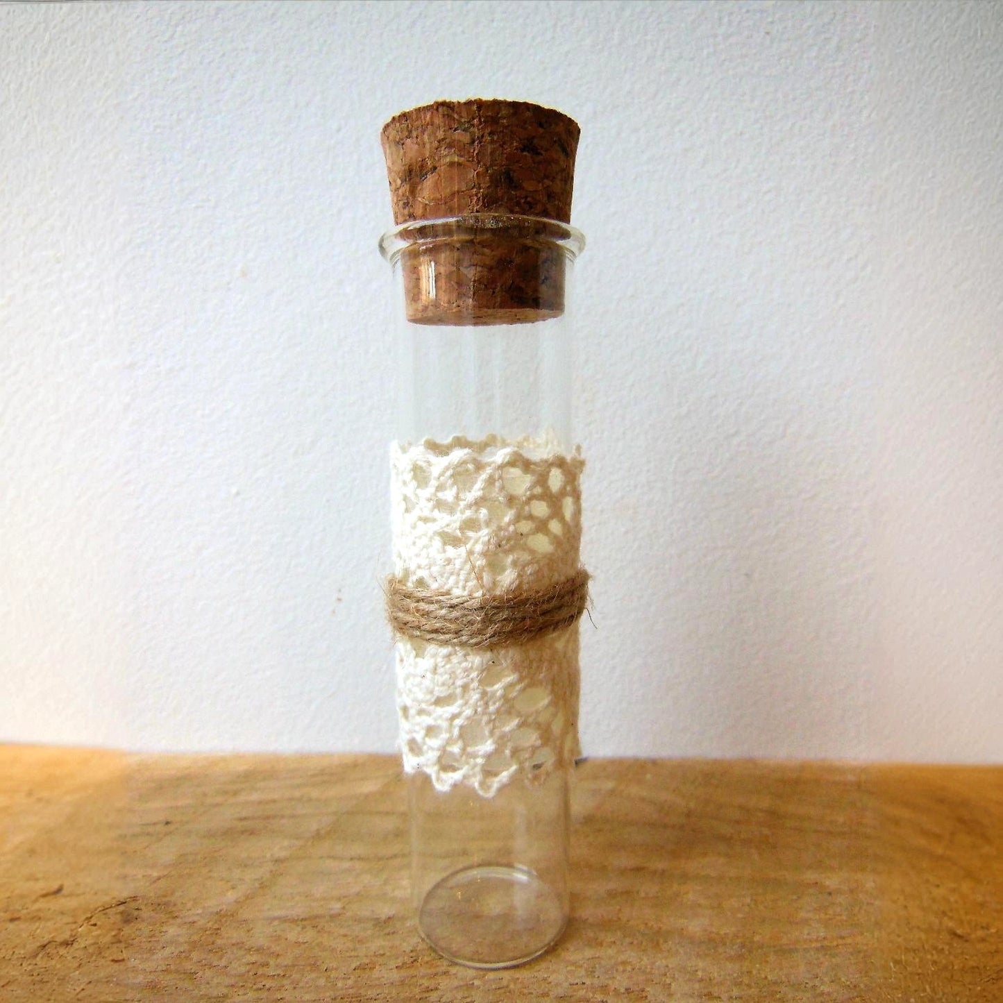 eprouvette dragées boheme mariage dentelle