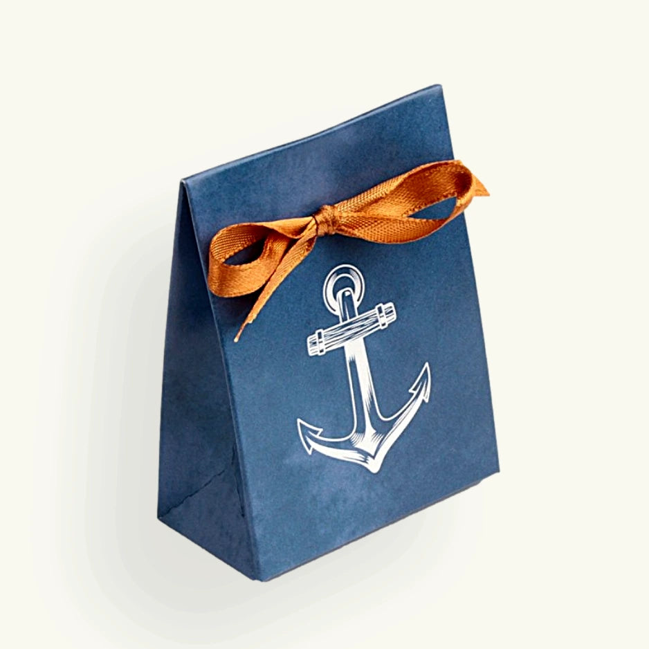 pochon dragées mer vintage mariage bapteme