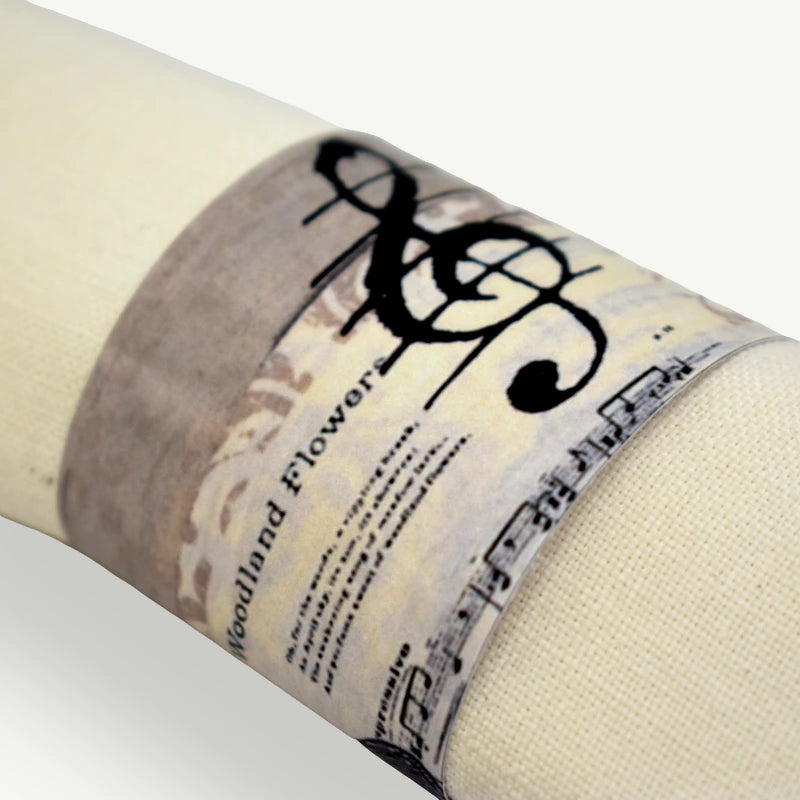 rond de serviette musique partition mariage communion anniversaire musique vintage