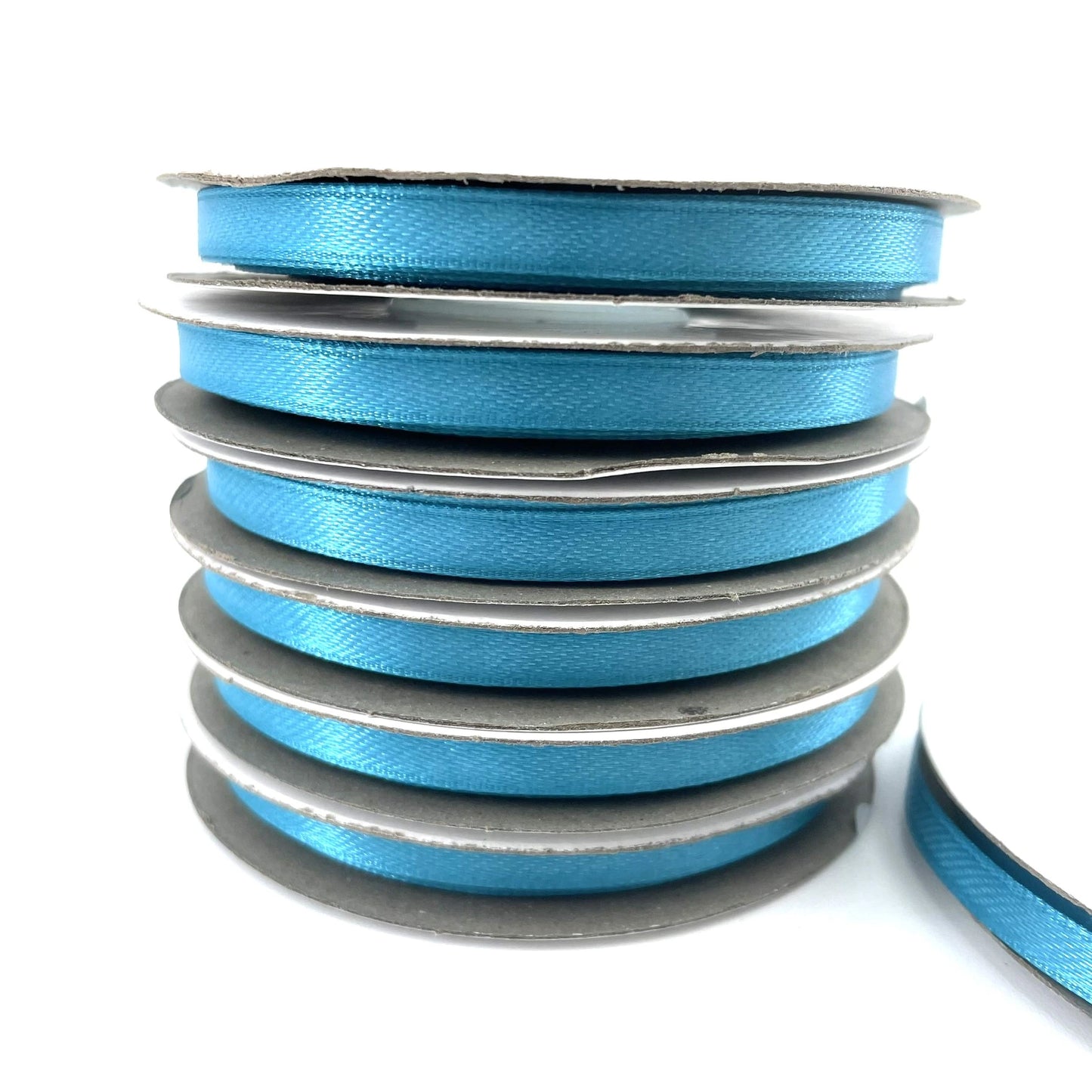 ruban satin bleu turquoise anniversaire communion