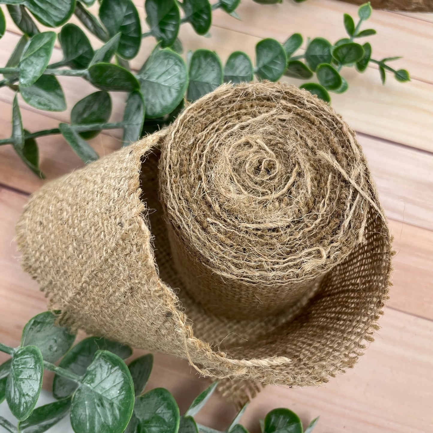 Ruban toile de jute naturelle 5cm x 5m