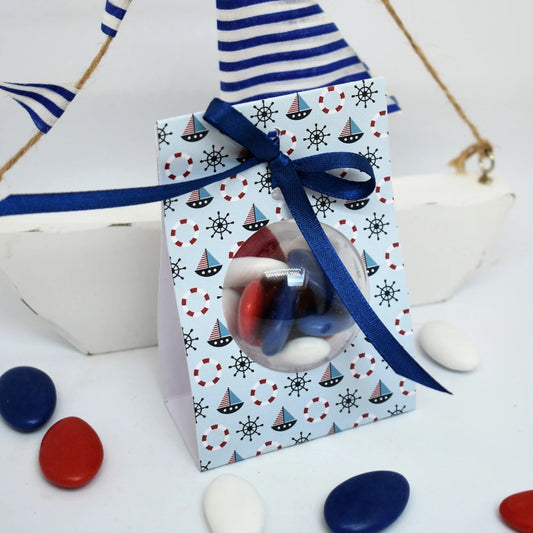 boite dragées mer marin bateau bapteme anniversaire naissance