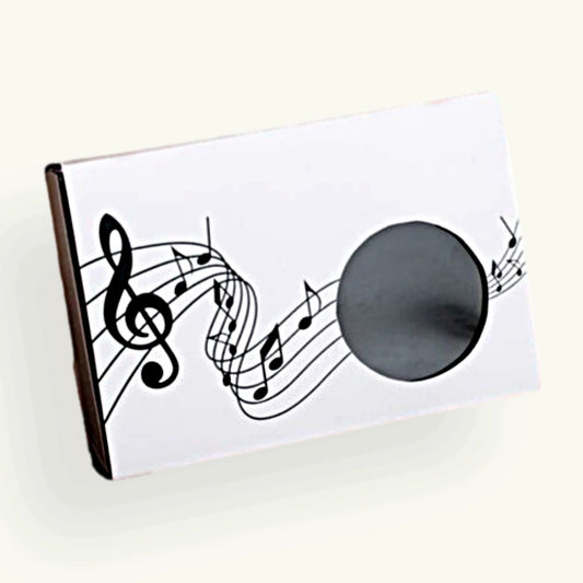 boite dragées musique noir et blanc clé mariage anniversaire communion