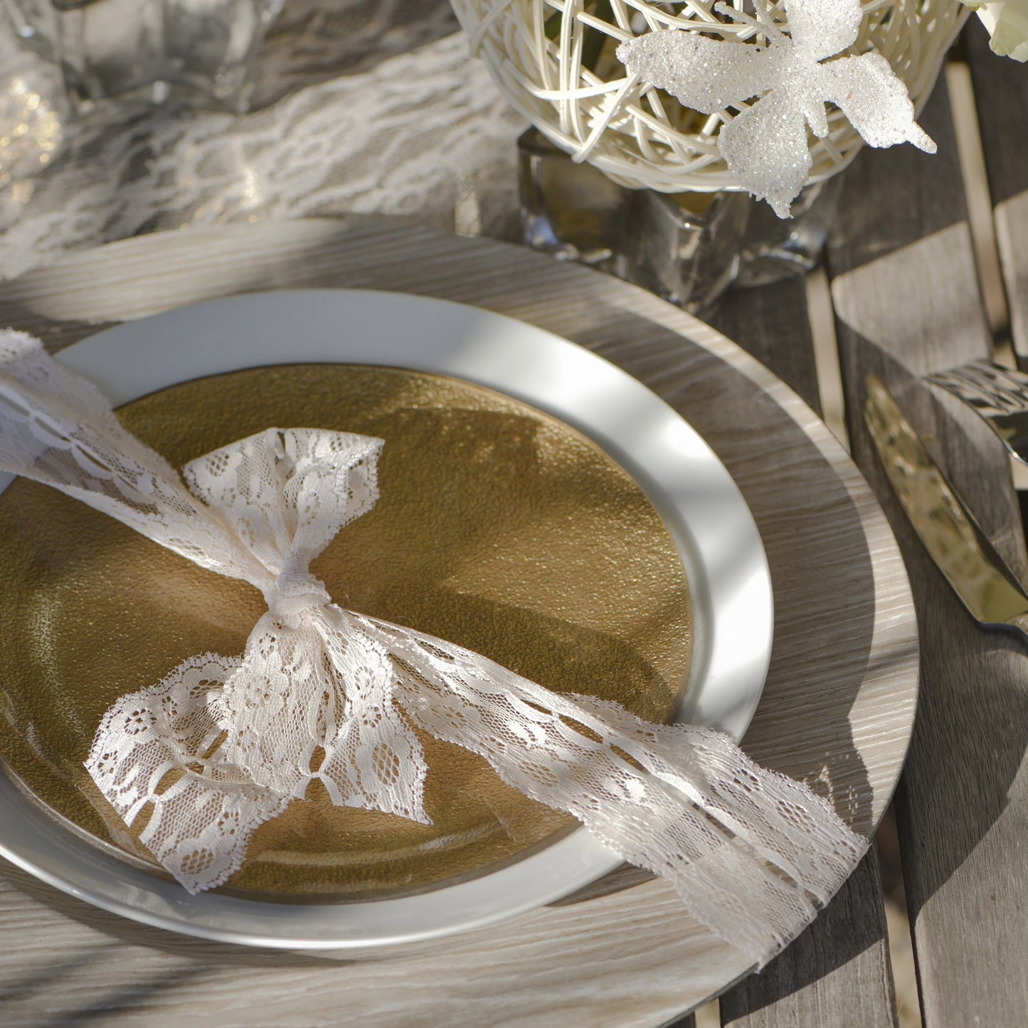 dentelle mariage décoration